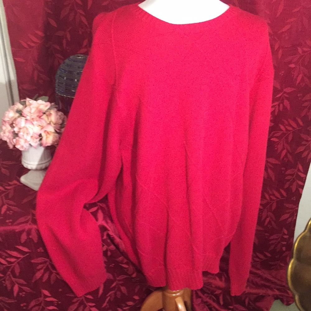 Beautiful Lg men’s 100% cotton Red Sweater